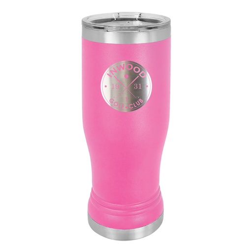 20 OZ. PINK POLAR CAMEL STAINLESS PILSNER WITH LID